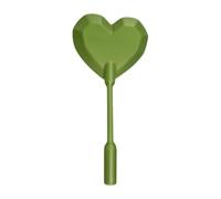 Heart Card Holder - Heart Storage Sleeve, 3D Printed Card Stick with Sl esign, Cards Organizer, Wallet Accessory, Travel Tool for Men Kids Friends Family Highway Vehicle Parking, Verde,