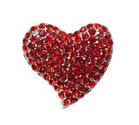 Heart Decorative Corsage Breastpin Adornment Gift for Wedding Decor Brooch Woman Lady