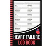 Heart Failure Log Book: Daily Patient Logbook for Condition & Treatment Monitoring | Congestive Heart Failure Symptom Tracker Journal