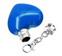 Heart Flask - 1oz Leakproof Water Container | Portable Keychain Flask for Wedding, Party, Concerts, Travelers, Collectors, Sports Events, Camping, Picnic, Beach, Vacation, Holiday Use
