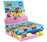 HEART FOR CARDS Panini Stumble Guys Trading Cards - Pantalla con 24 boosters (144 cartas) + Heartforcards® Protección de envío