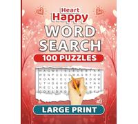 Heart Happy Word Search: 100 Puzzles: A Fun and Relaxing Large Print Word Search Puzzle Book for Adults | Enjoy 100 Themed Puzzles to Boost Your Mind, Relieve Stress, and Brighten Your Day