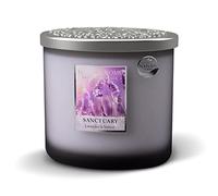 Heart & Home - Vela perfumada (2 mechas, aroma a lavanda y vetiver)