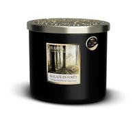 HEART & HOME - Vela perfumada a base de cera natural de soja para el hogar - Elipse 2 mechas, paseo en el bosque - Duración de la combustión 40 h - Regalo, decoración y perfume para el hogar - Tarro