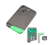 Heart Horse 2 Botones Carcasa Llave remota del Coche para Renault Laguna 2 Espace 4 Vel-satis 2001-2009 433Mhz Tarjeta de Llave Inteligente de Coche PCF7947 ID46 Chip Llave de Control Remotos
