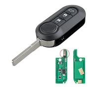 Heart Horse 3 Botones Fi-at Carcasa Llave Coche con 433Mhz PCF7946 Chip