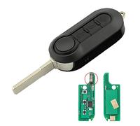 Heart Horse 3 Botones Fi-at Plegable Llave Coche con 433Mhz PCF7946 Chip