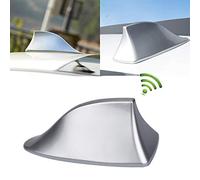 Heart Horse - Antena universal de radio para coche en forma de aleta de tiburón, base adhesiva, impermeable, color negro