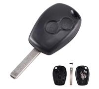 Heart Horse Carcasa de repuesto para llave de coche con 2 botones, compatible con Re-nault Clio, Megane Laguna Kangoo Modus Dacia Twingo