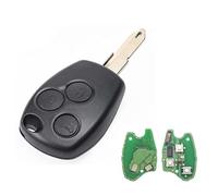 Heart Horse Carcasa Mando Llave del Coche 3 Botones con Chip PCF7946 para Re-Nault Trafic Clio Modus Vivaro Movano Primastar