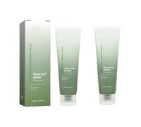 Heart Leaf Pore Deep Cleanser,Gentle Foaming Facial Cleanser, Salicylic/Hyaluronic Acid Facial Cleanser, Daily Face Wash, Blackhead Remover (2pcs)
