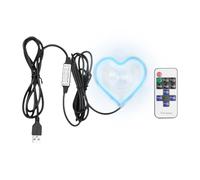 Heart Light, Heart-Shaped Neon Ambient Light for Automotive Interior, Dashboard, Window, Trunk, Holiday Gathering, Night Proposal, Romantic Date, Party Entryway Decor