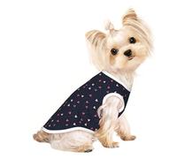 Heart Line - Camiseta personalizada para mascotas con estampado de línea de corazón para perros y gatos pequeños, medianos y grandes