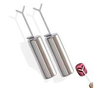 Heart Magnet for Cat Eye Gel Polish, Cat's Eye Heart Magnet Tool 5 Piece Set, Magnetic Gel Nail Polish Nail Art Kit with Y-Shaped Metal Pieces, DIY Manicure Kit (2pcs)