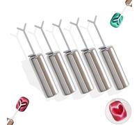 Heart Magnet for Cat Eye Gel Polish, Heart Cat Eye Magnet for Nails, Nail SetMagne Sticks, DIY Manicure Kit with Y-Shaped Guide Sticks, Professional Nai Magne for Home and Salon Use (5pcs)