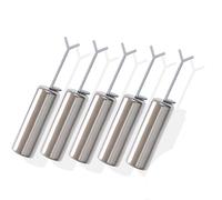 Heart Magnet Tool Kit for Gel Polish - Y-Shaped Metal Guide Sticks for Stunning Heart & Line Nail Designs, Professional Magnetic Nail Art Set for DIY Manicure & Salon Use (5Pcs)