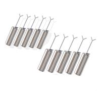 Heart Magnet Tool Kit for Gel Polish - Y-Shaped Metal Guide Sticks for Stunning Heart & Line Nail Designs, Professional Magnetic Nail Art Set for DIY Manicure & Salon Use (10Pcs)