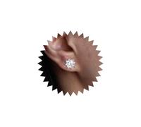 Heart Mini Stud Earrings Silver Dainty Tiny Stud Earrings Cute Bear Small Stud Earrings Rhinestone Butterfly Mini Earrings Crystal Tiny Earrings Cz Small Earrings Minimalist Simple Earrings for Women