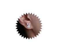 Heart Mini Stud Earrings Silver Dainty Tiny Stud Earrings Cute Bear Small Stud Earrings Rhinestone Butterfly Mini Earrings Crystal Tiny Earrings Cz Small Earrings Minimalist Simple Earrings for Women