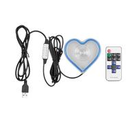 Heart Neon Sign, Heart Shaped Trim Light, Automotive Interior Decoration, Accent Lighting, Dashboard Lights for Car, Truck, Home, Holiday, Date, Gathering, Entryway, Night Events, Multicolor