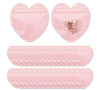 Heart Packaging Bags, Clear Resealable Baggies for Trinkets, Small Gift and Favors, Wedding, Birthday, Festival Packaging Supplies, 3,94 x 3,94 pulgadas Decorative Clear Bags for Business Use