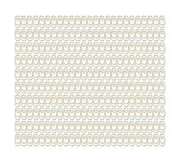 Heart Paper Clips 250 Pcs | Plastic Covered Wire for Strong Clamping/Bookmarks/School Office | Cute Paper Clips for Organizing Files & Planners (Gold)