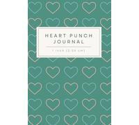 Heart Punch Journal: Scrapbook with 1 Inch Hearts Grid Pages for Punch Art, Paper Craft and Junk Journaling