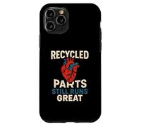 Heart Recycled Parts Still Runs Great Fun Men Get Well Carcasa para iPhone 11 Pro