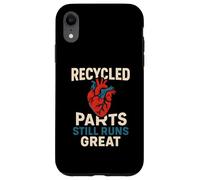 Heart Recycled Parts Still Runs Great Fun Men Get Well Carcasa para iPhone XR