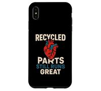 Heart Recycled Parts Still Runs Great Fun Men Get Well Carcasa para iPhone XS MAX