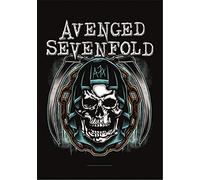 Heart Rock - Bandera Avenged Sevenfold Holy Reaper, calidad italiana, materiales resistentes y colores vivos - Made in Italy [100% poliéster - 110 x 75 cm]