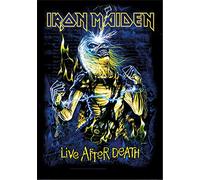 Heart Rock Bandera Iron Maiden LIVE After Death