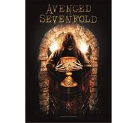 Heart Rock Bandera Original Avenged Sevenfold Golden Arch, Tela, Multicolor, 110 x 75 x 0.1 cm
