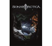 Heart Rock - Bandera Original de Sonata Arctica Grays of Days, de Tela, Multicolor, 110 x 75 x 0,1 cm