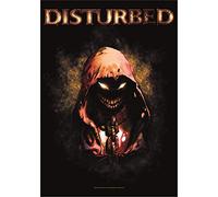 Heart Rock Bandera Original Disturbed Character, Tela, Multicolor, 110 x 75 x 0.1 cm