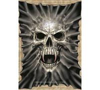 Heart Rock - Bandera Original en Espiral, colección The Beast Within, Tejido, Multicolor, 110 x 75 x 0,1 cm