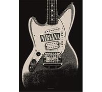 Heart Rock Bandera Original Nirvana Jag Stang, Tela, Multicolor, 110 x 75 x 0.1 cm
