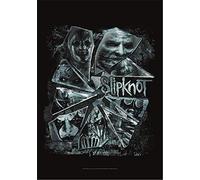 Heart Rock Bandera Original Slipknot Broken Glass, Tela, Multicolor, 110 x 75 x 0,1 cm