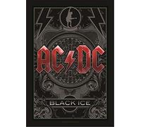 Heart Rock Licensed Bandera AC/DC - Black Ice, Tela, Multicolor, 110 x 75 x 0,1 cm