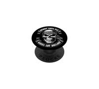 Heart Says Pit Knees Say Balcony Moshpit Viejo Metalero PopSockets PopGrip Adhesivo