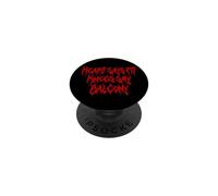 Heart Says Pit Knees Say Balcony Moshpit Viejo Metalero PopSockets PopGrip Adhesivo