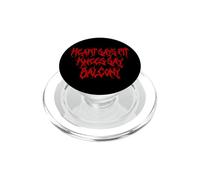 Heart Says Pit Knees Say Balcony Moshpit Viejo Metalero PopSockets PopGrip para MagSafe
