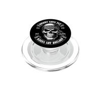 Heart Says Pit Knees Say Balcony Moshpit Viejo Metalero PopSockets PopGrip para MagSafe
