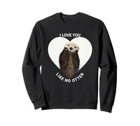 Heart Seaotter Te Quiero como a Ninguna Nutria Sudadera