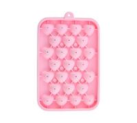 Heart Shape Ice Molds - Silicone Freezer Maker, Flexible Reusable with Easy Release, Cocktail Mold with Whiskey Coffee, Food Grade for Chocolate Candy, Ice Molds for Kitchen Camping