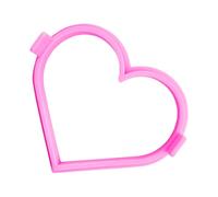 Heart Shape Pancake Molds - Baking Ring For Pancake | Reusable Non-stick Silicone Egg Mould Maker For Cooking Breakfast Omelette Sandwich - Heat Resistant -40℉ To +446℉ In Pink And Red 38g Tools