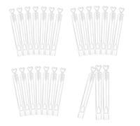 Heart Shaped Bubble Bottles - Wedding Bubbles, Prefilled Heart Bubble Wands, Party Favours Supplies | for Guests Love Test Tube Favors Weddings Valentine's Day Table Decorations, 24*PC