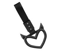 Heart Shaped Car Handle Straps - Cute Vehicle Hanging Ornament, Comfortable Hand Grip Support, Trendy Automotive Accessory, Lightweight Decorative Strap | Auto Personalization, Interior Enhancement