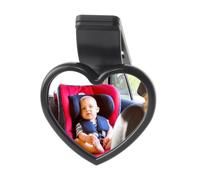 Heart-Shaped Child Car Mirror -Shatterproof Child Car Mirror, Adjustable
