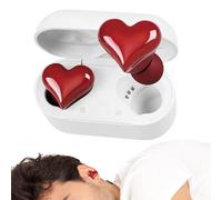 Heart-Shaped Earbuds - Compact Design, Stereo Sound Earphones, 8H Playtime | Waterproof Wireless Earbuds, LED Touch Control For Adults, Women, Girls, Valentine's Day, Running, Listening